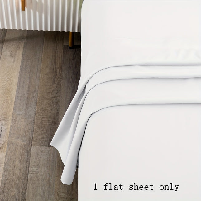 Ultra-Soft Microfiber Flat Sheet – Brushed, Cozy, and Durable