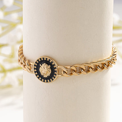 Geometric Lion Head Unisex Bracelet