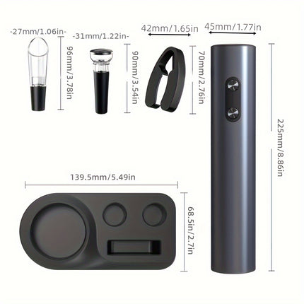 5-in-1 Electric Wine Opener - Monti Bargains