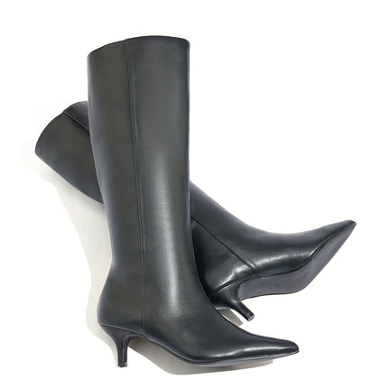 Chic Pointed Toe High Heel Boots