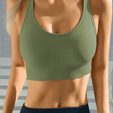 Wireless Push-Up Sports Bra