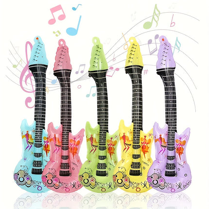 6pcs/5pcs/Set New Rock-Style Expandable Guitar Balloons