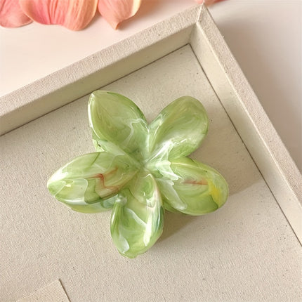 Tie-Dye Flower Hair Clips Set