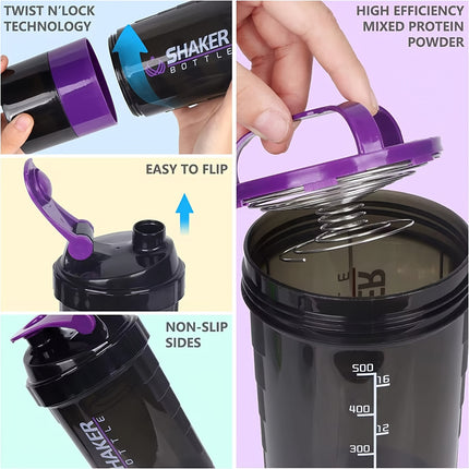 Portable Protein Shaker Cup