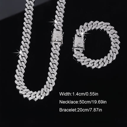 Men's Punk Chain Jewelry Set