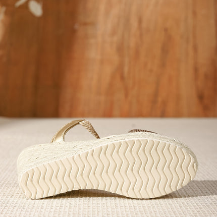 Stylish Wedge Sandals – Slip-On Comfort