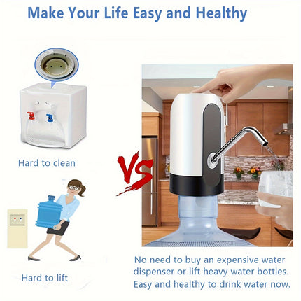 USB Rechargeable Water Pump - Portable & Effortless Dispensing