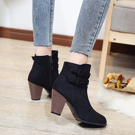 Chic Pointed Toe Ankle Booties