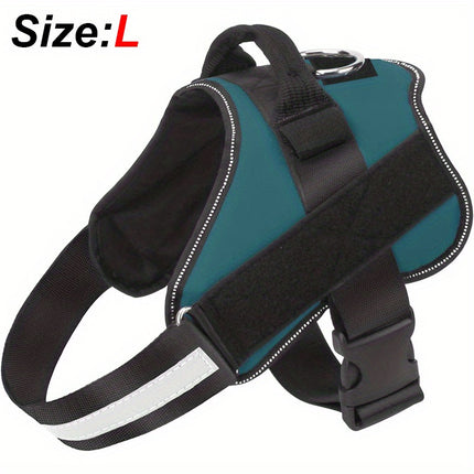 Reflective No-Pull Dog Harness with Easy-Grab Handle - Monti Bargains
