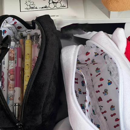Hello Kitty Plush Pencil Case: Cute & Functional