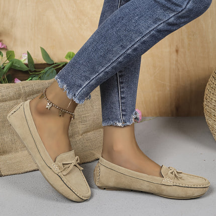 Women's Retro Bow Loafers
