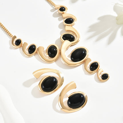 Boho Spiral Snail Jewelry Set