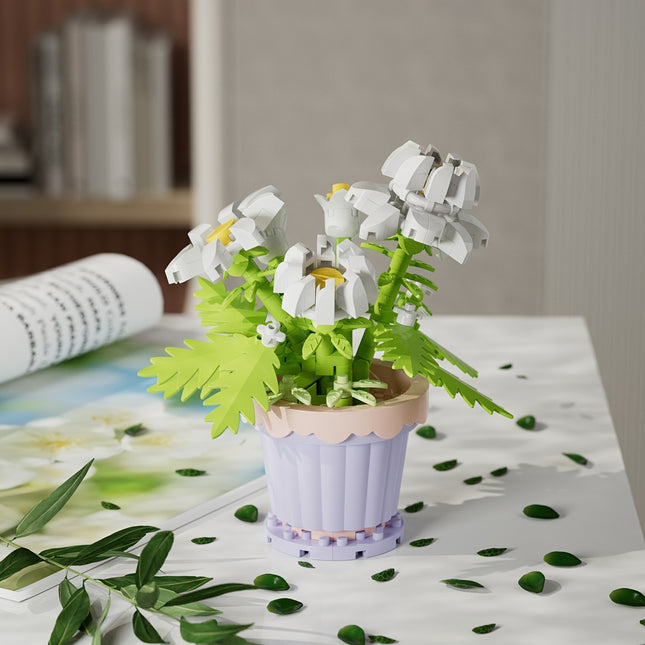 Eternal Flower Puzzle Building Blocks – Creative Assembly Set