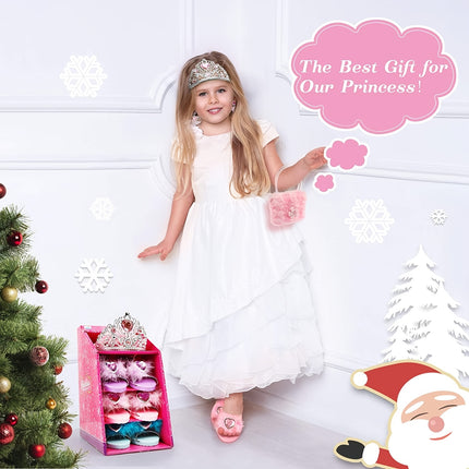 Princess Dress-Up Set with Shoes & Jewelry – Magical Fun