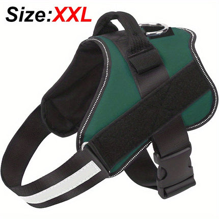 Reflective No-Pull Dog Harness with Easy-Grab Handle - Monti Bargains