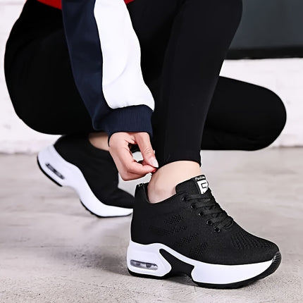 Women's Breathable Mesh Platform Sneakers