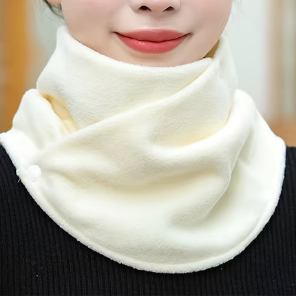 Classic Solid Color Velvet Neck Gaiter
