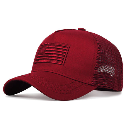 Vintage Embroidered American Flag Cap
