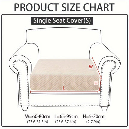 Modern Polar Fleece Sofa Slipcover - Elastic-Fit, Pet-Friendly Protector