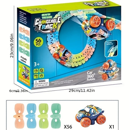 Luminous Race Track Car Toy Set – Fun Gift for Kids