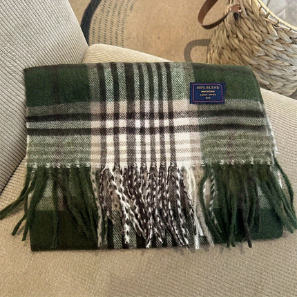 Elegant British Plaid Fall/Winter Scarf