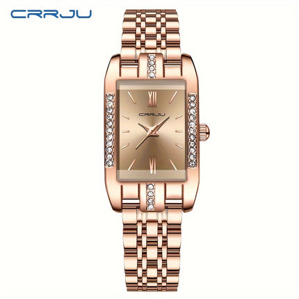 CRRJU Women's Square Quartz Watch