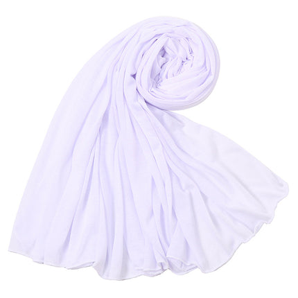 Solid Color Jersey Hijab Scarf