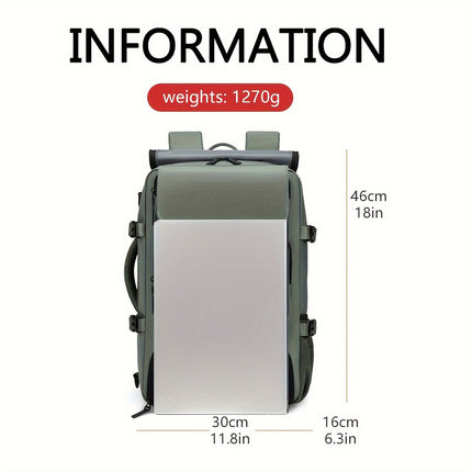 Multi-Functional Travel Backpack with Laptop Compartment