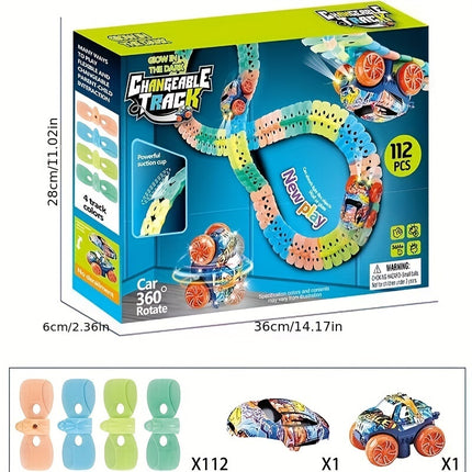 Luminous Race Track Car Toy Set – Fun Gift for Kids