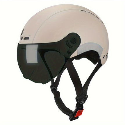 PEMILA Adult Bike Helmet with Visor – Safe & Stylishntain Cycling Helmet, Size L (57-63cm) - Black