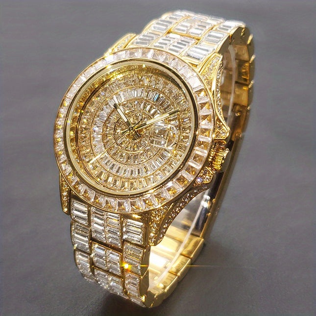 Men's Hip Hop Diamond Watch