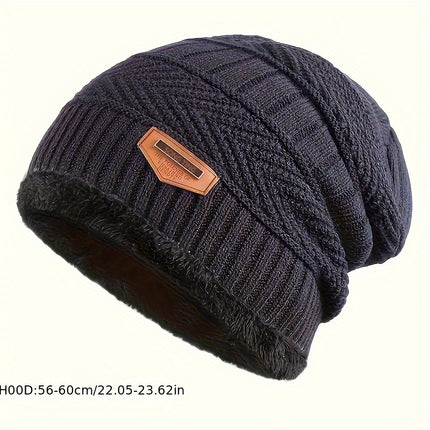 Plus Velvet Men's Beanie Hat