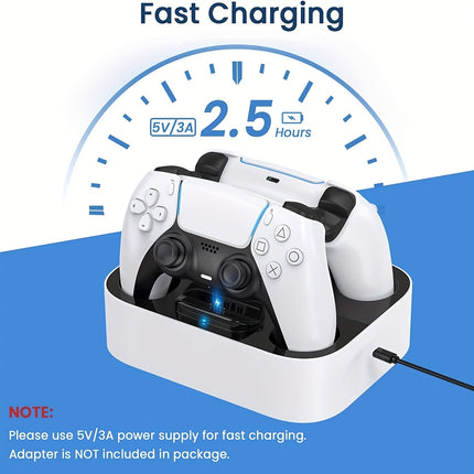 Fast Charging Dock for PS5 Controller – Quick & Safe