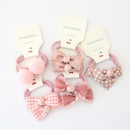 10pcs Cute Bowknot Hair Bands