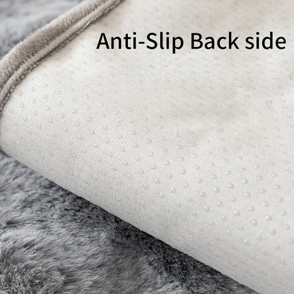 Luxurious Faux Rabbit Fur Sofa Cover - Soft & Cozy