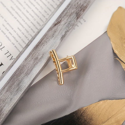 Hollow Heart Metal Hair Clips