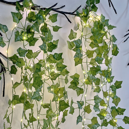 5M Artificial Leaf Fairy String Lights for Garden & Home