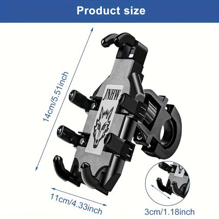 Anti-Shock Motorcycle Phone Holder - Safe & Secure Mount