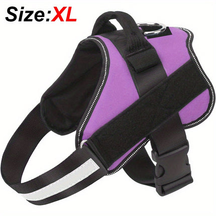 Reflective No-Pull Dog Harness with Easy-Grab Handle - Monti Bargains