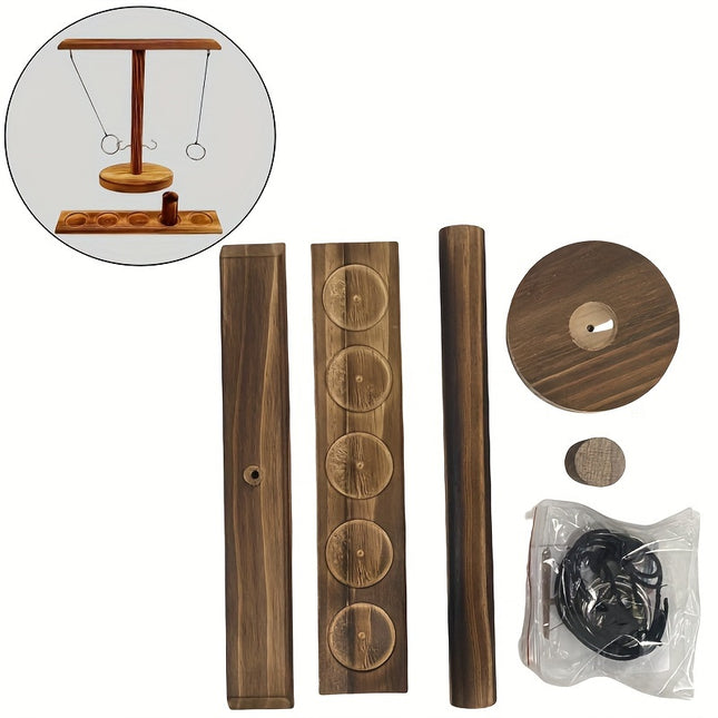 Wooden Hook & Ring Game – Ultimate Party Fun