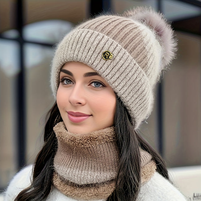 Winter Chic Beanie & Scarf Set