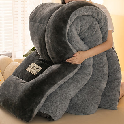 Industrial Sherpa Fleece Quilted Comforter - Thick & Cozy