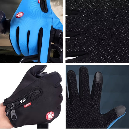 Winter Gloves for Riding – Warm, Windproof, Non-Slip Grip