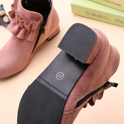 Trendy High-Heeled Zipper Boots
