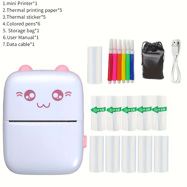 Mini Wireless Inkless Photo Printer