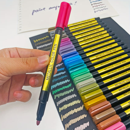 Metallic Glitter Paint Marker Pens
