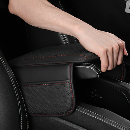 Universal Car Armrest Cushion with Phone Holder & Storage