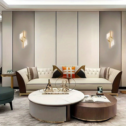 Chic S-Shaped LED Wall Light - Modern Acrylic Design