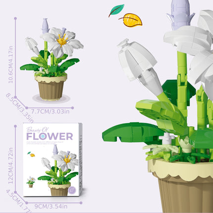 Eternal Flower Puzzle Building Blocks – Creative Assembly Set