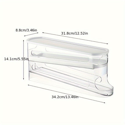 Space-Saving Roll-Top Egg Organizer for Fridge